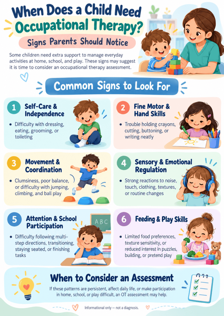 Signs a Child Needs Occupational Therapy